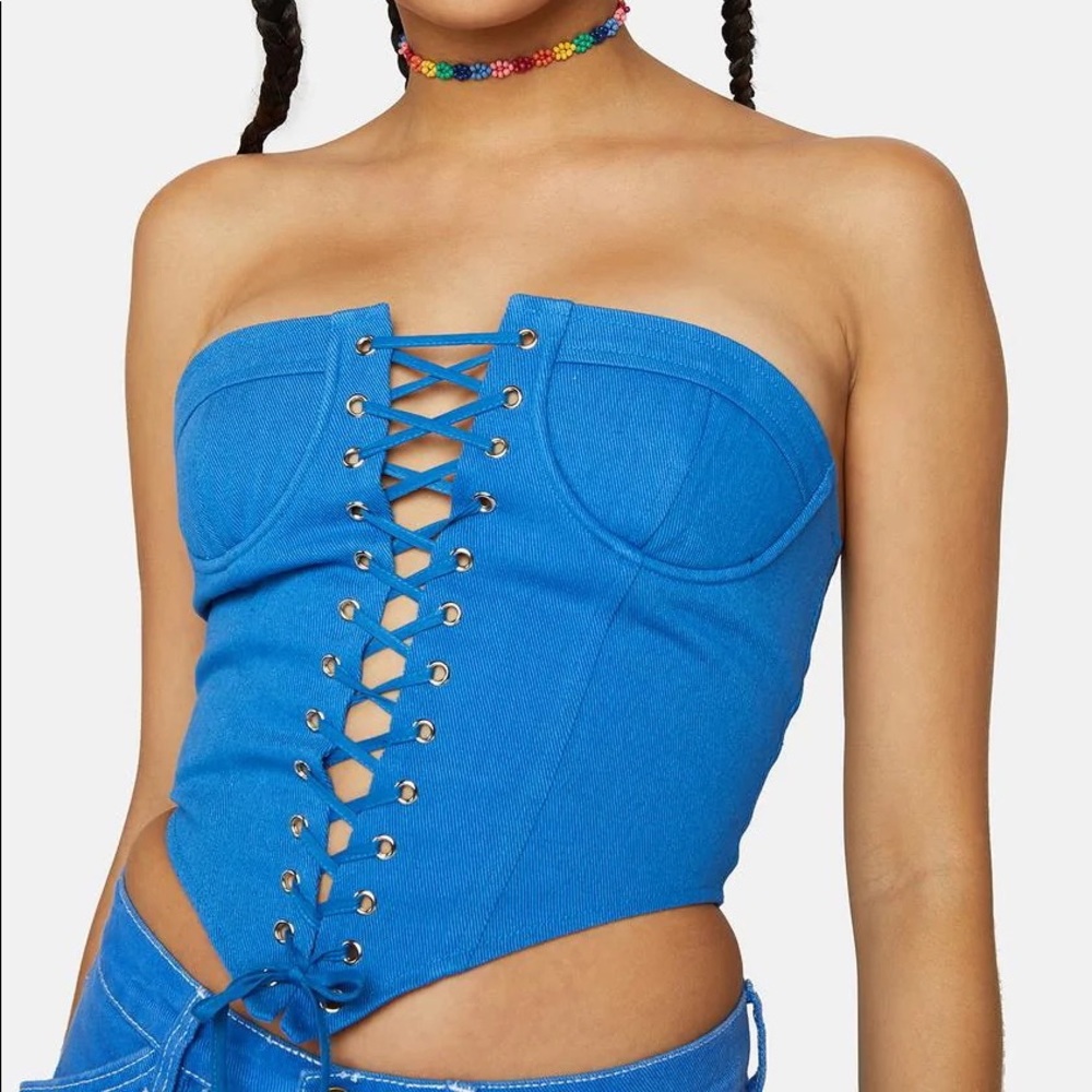 Lioness East Gate Corset Blue XS